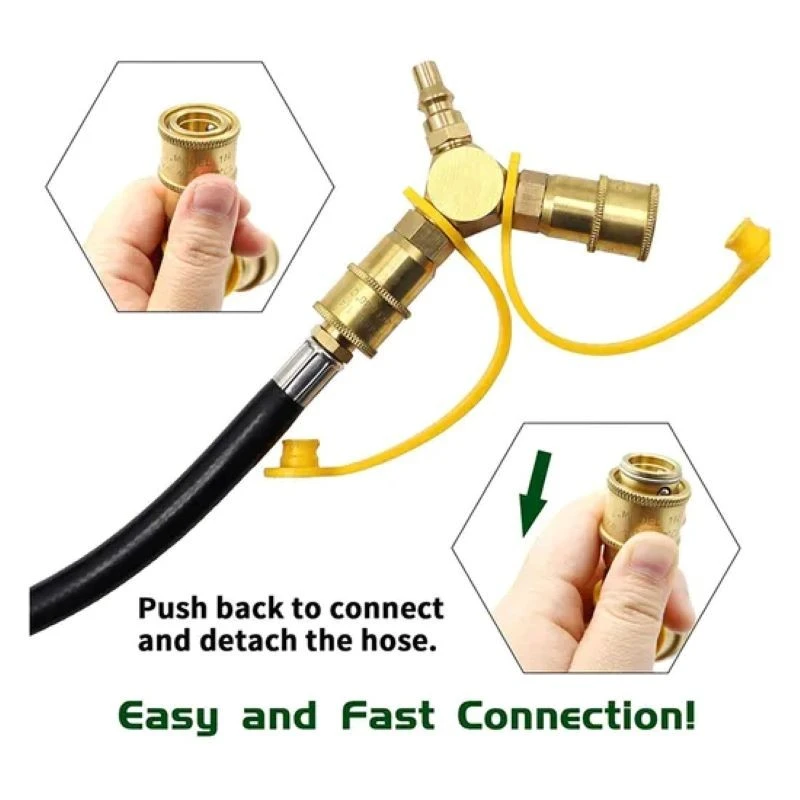 Y-Splitter Propane Hose Adapter